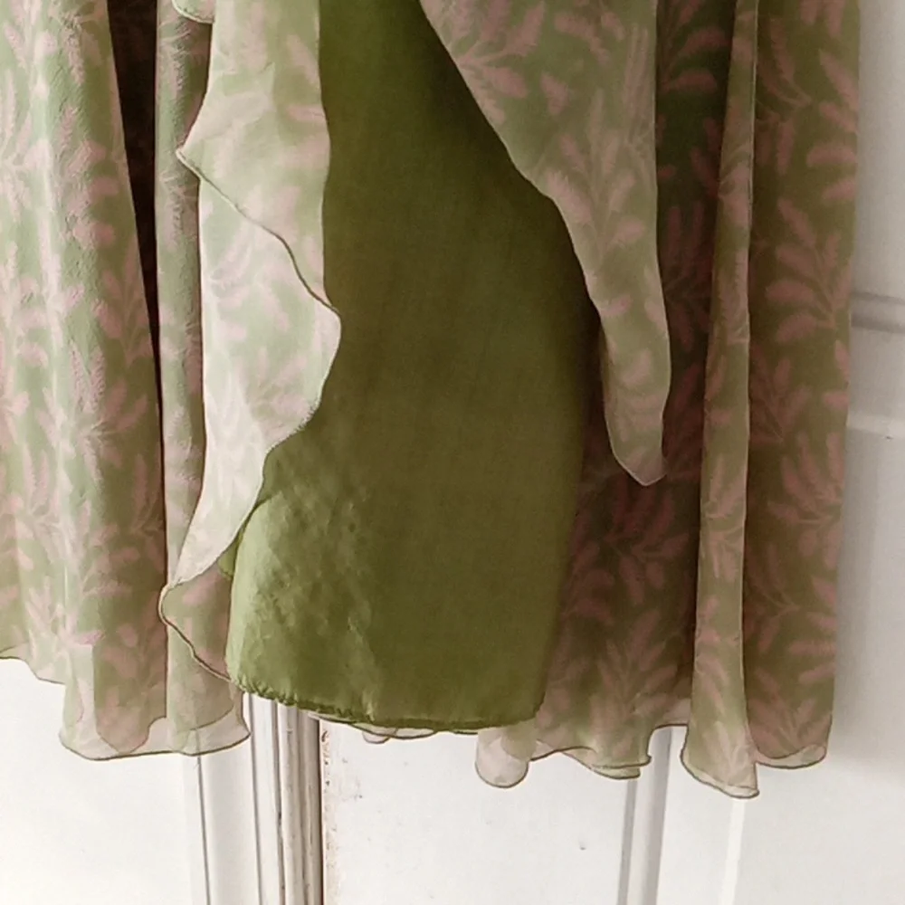 Rare 1970's Silk Anna Weatherly 1920's style Dress. - Picture 5 of 13